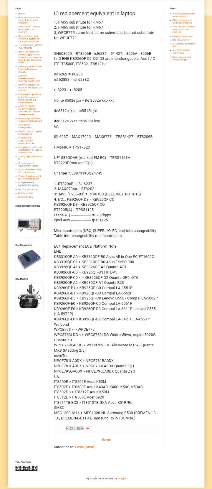 ic equivalent replacement